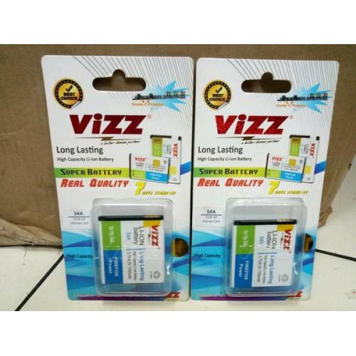 Vizz Double Power Battery Batre Baterai Vizz Advan S4A