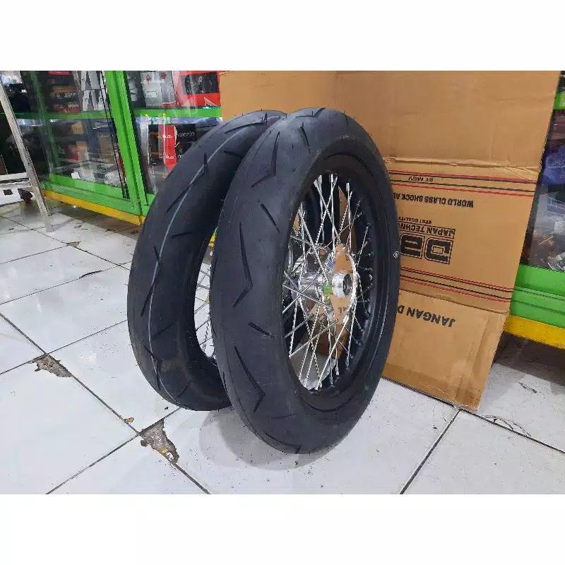 Paket Velg Jari Jari Roadrace Matic Ring 14 Beat Mio Vario Scoopy Vario 125 150 Tingal Pasang Var Shopee Indonesia