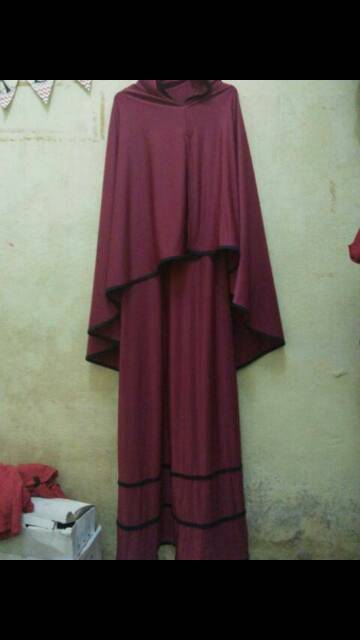 Baju Gamis Syfarose syari'i set (dapat jilbab)