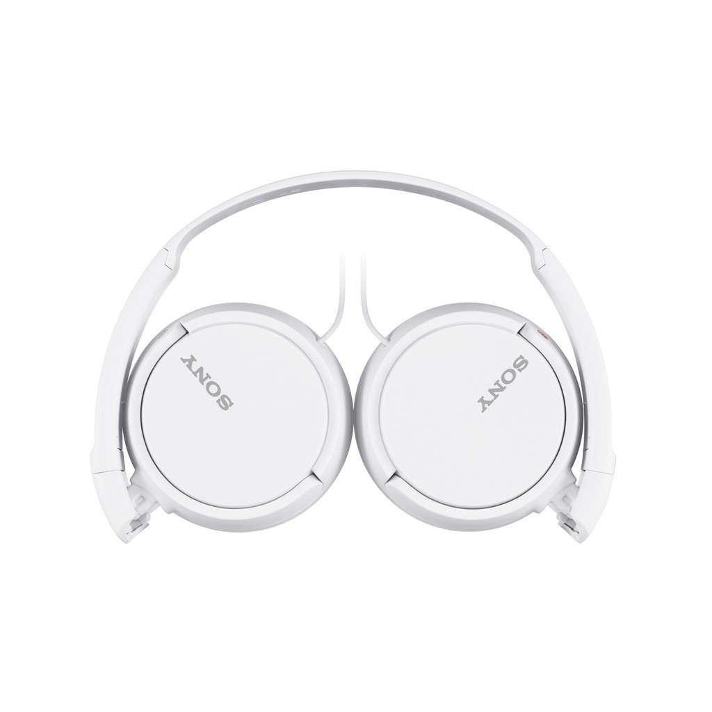 Earphone Sony MDR-ZX110AP Headset Mass Model Overbands With Microphone - White SONY Headphone Original