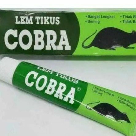 LEM TIKUS MERK COBRA ORIGINAL TIDAK BERBAU/ WARNA BENING 100% LENGKET