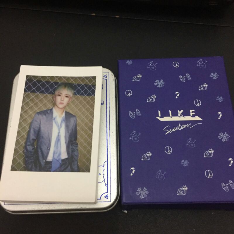 2015 like seventeen boyswish concert polaroid photocard A (joshua jun the8 seungkwan vernon dino)