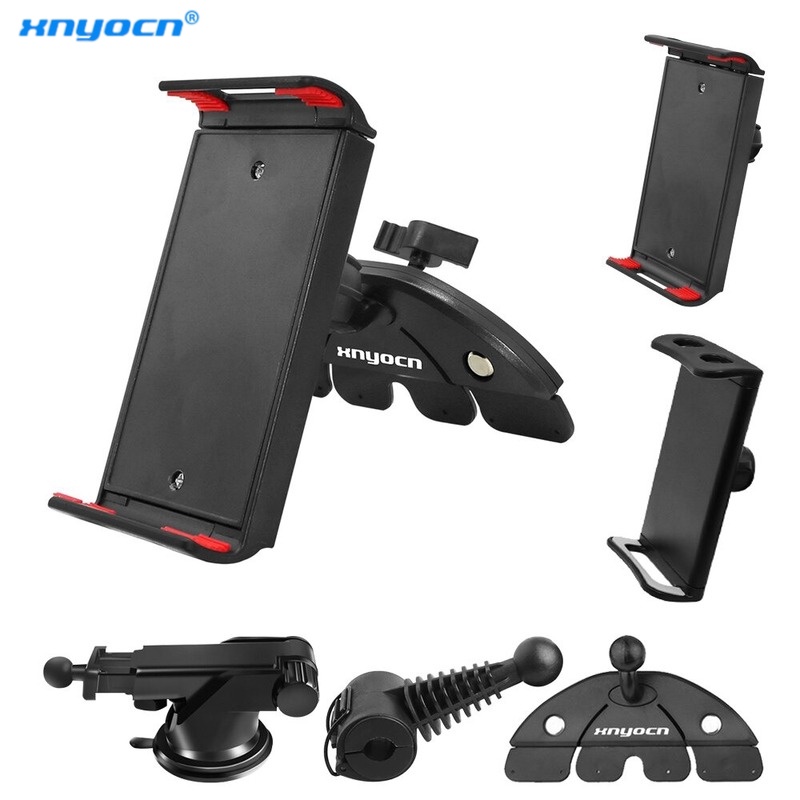 Gratis Kolokasi Universal Ponsel Tablet Stand 7 8 9 10 11 &quot;Kursi Belakang Mobil CD Slot Air Outlet Desktop Bracket Holder Mount