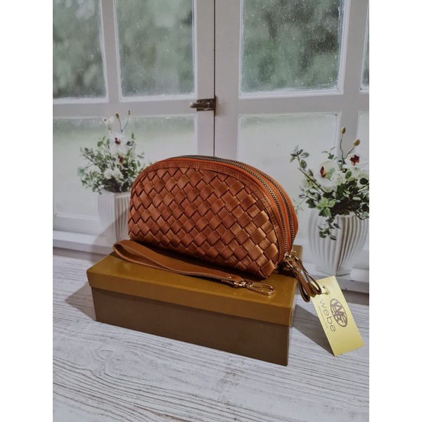 Dompet Papirut Koin Res2 Oval Webe Anyam