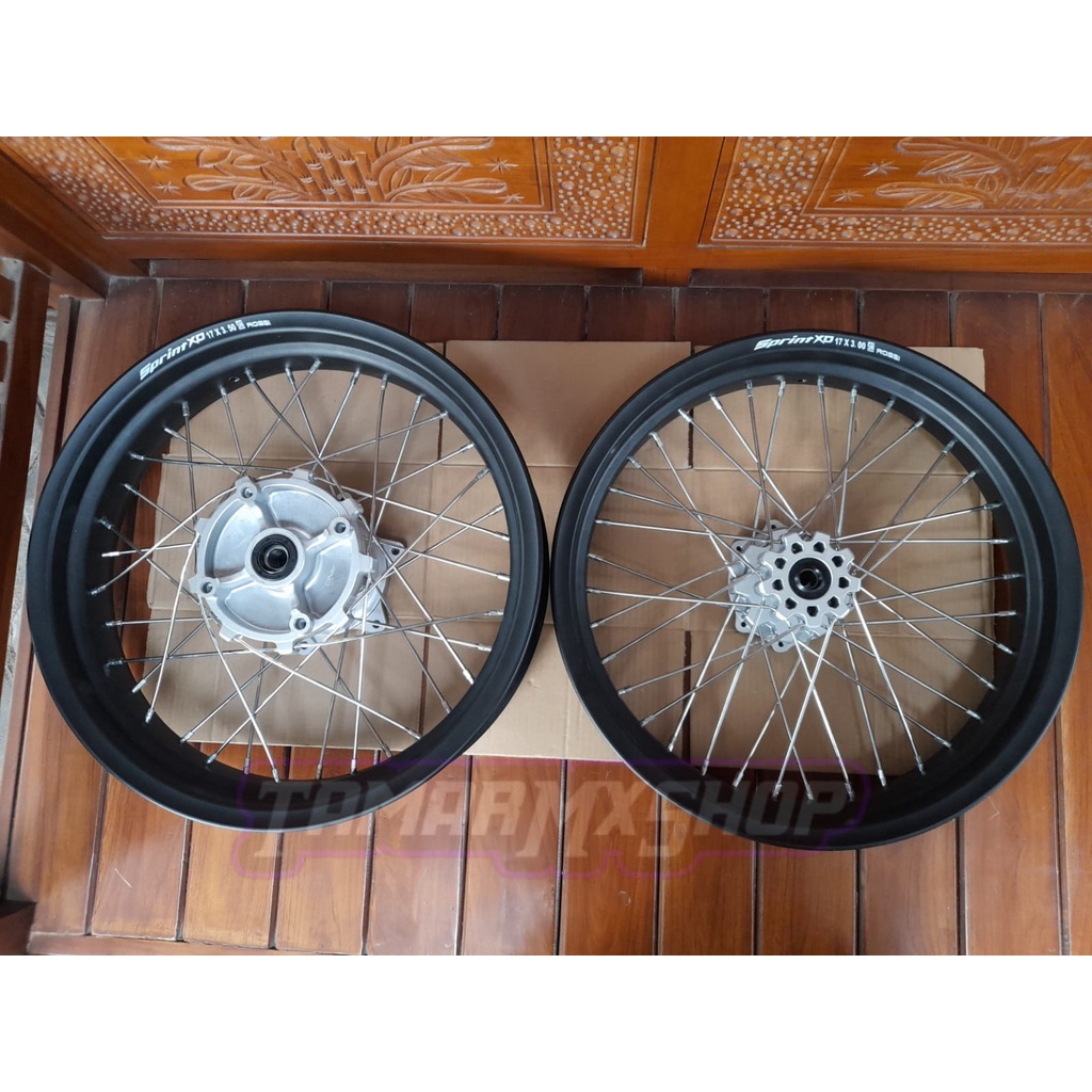 Velg supermoto crf150L tanpa ban 300 350