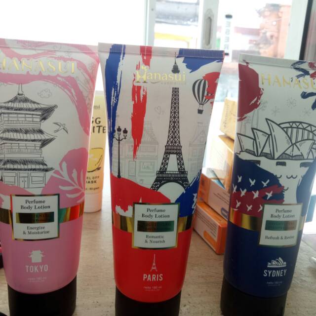 Perfumed body lotion hanasui