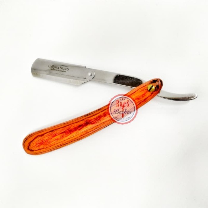77esbt Fariha Pisau Cukur Isi Ulang Razor Lipat Kayu Razor Plate Kms Original - Fariha Kayu Std
