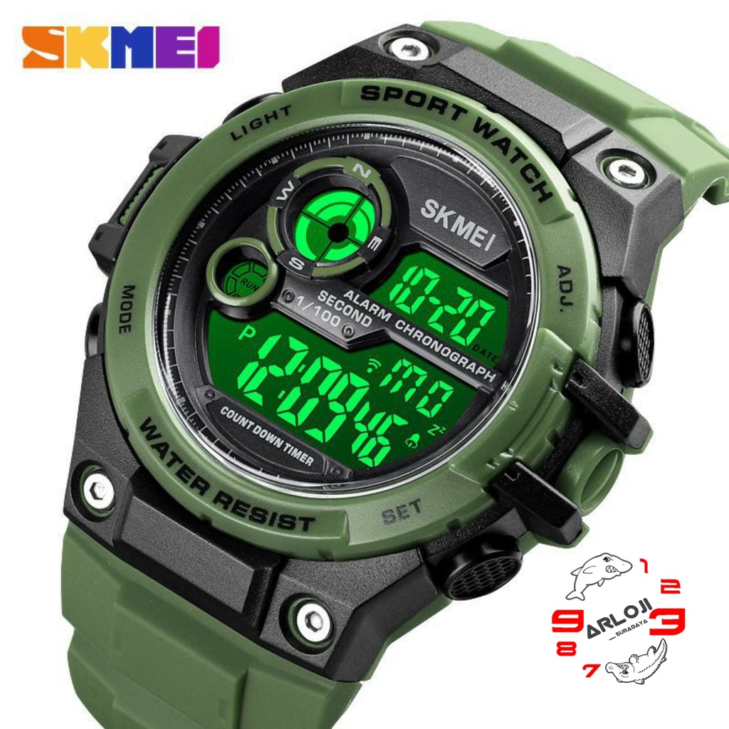 Arloji_Surabaya • Jam Tangan Pria SKMEI 1759 Original Digital Sport