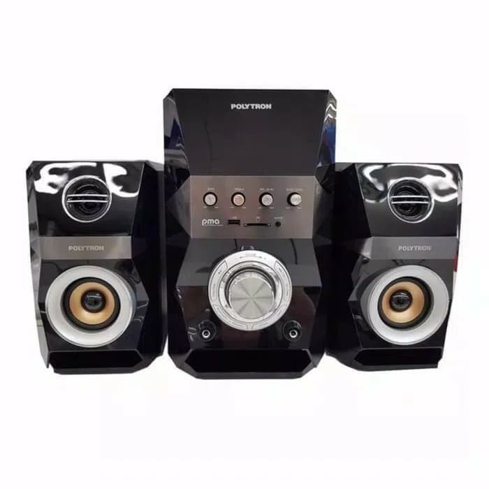 Promo Speaker Multimedia POLYTRON PMA 9502 Bluetooth USB MP3 FM Radio Baru