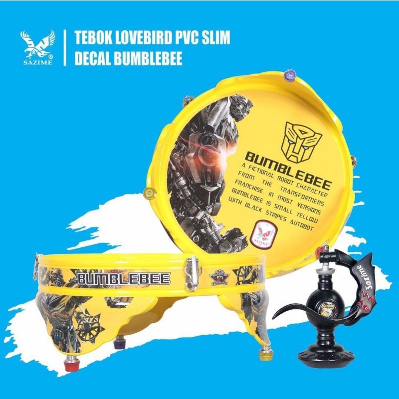 Tebok Lovebird PVC Sazime Decal Bumblebee