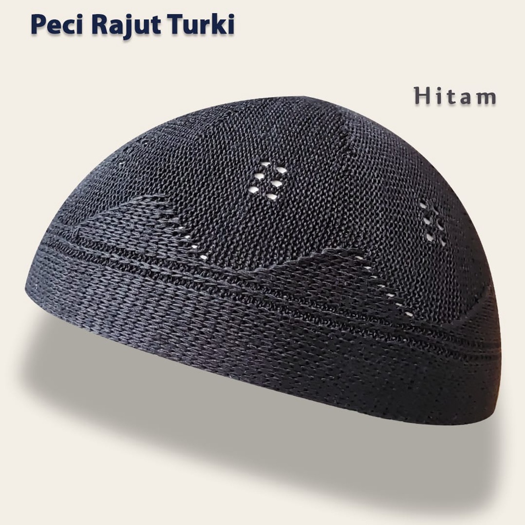 Peci Rajut Turki Peci Rajut Dewasa Peci Rajut Turki Original Warna Hitam