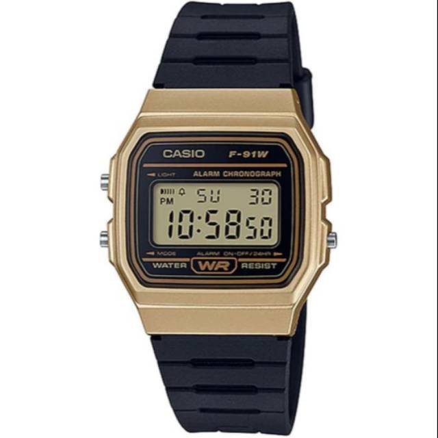 Jam Tangan Pria Casio F-91WM-9ADF Original
