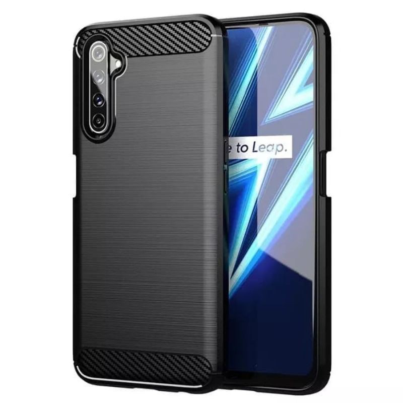 Case Realme 6 Fiber Carbon Premium Case Ultimatte