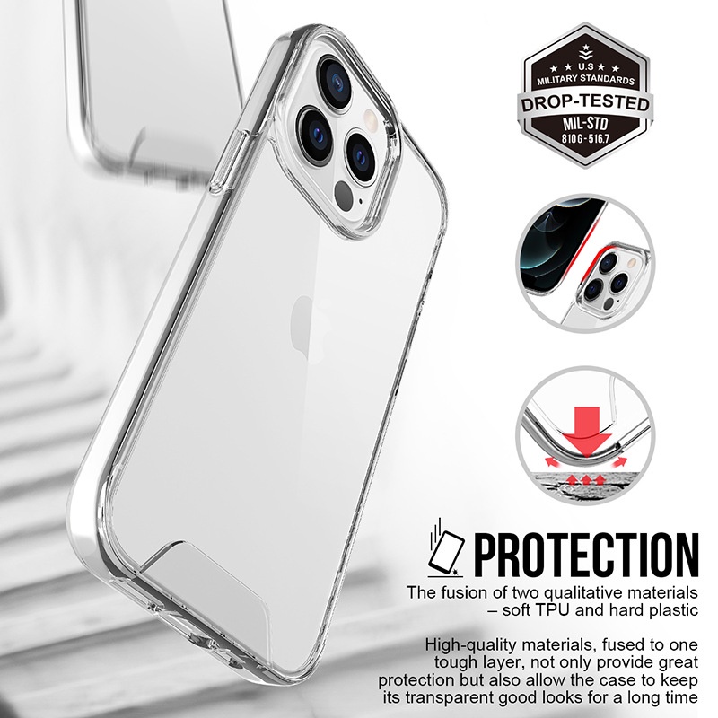 Dllencase Tahan Banting Untuk For iPhone 14 13 Pro Max 11 / 11 Pro Max / 12 / 12 Pro / 12 Pro Max / 13 / 13 Pro X XR XS Max A297