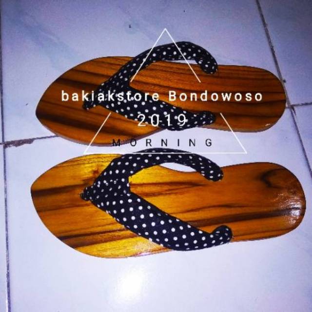  Bakiak  sandal  kayu  wanita Shopee Indonesia