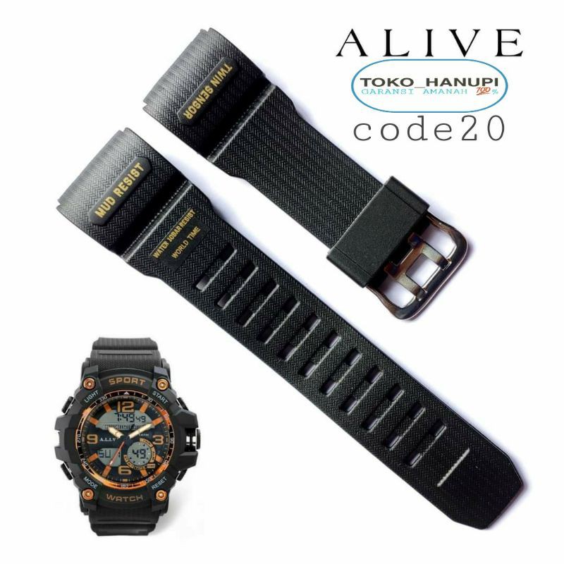 Strap tali jam tangan sophie Paris alive Russel original oem