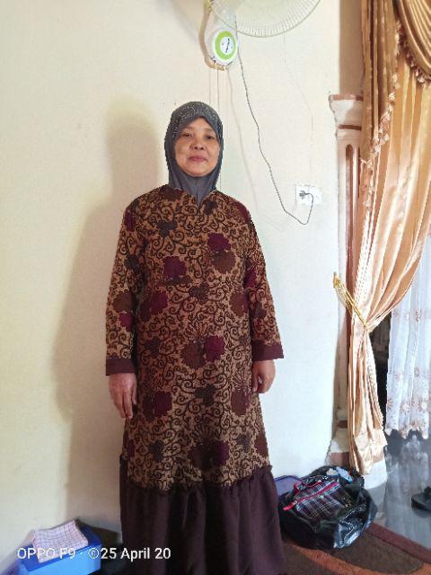 Gamis Batik Manggar,sekar,cantik, Kubis,kupu,padi,daun/cod