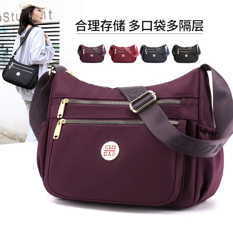 Hot Sale 7.7 !! New Arrival Fashion Women Handbag Multi Functional Tas Selempang Wanita Korean Resleting Tiga