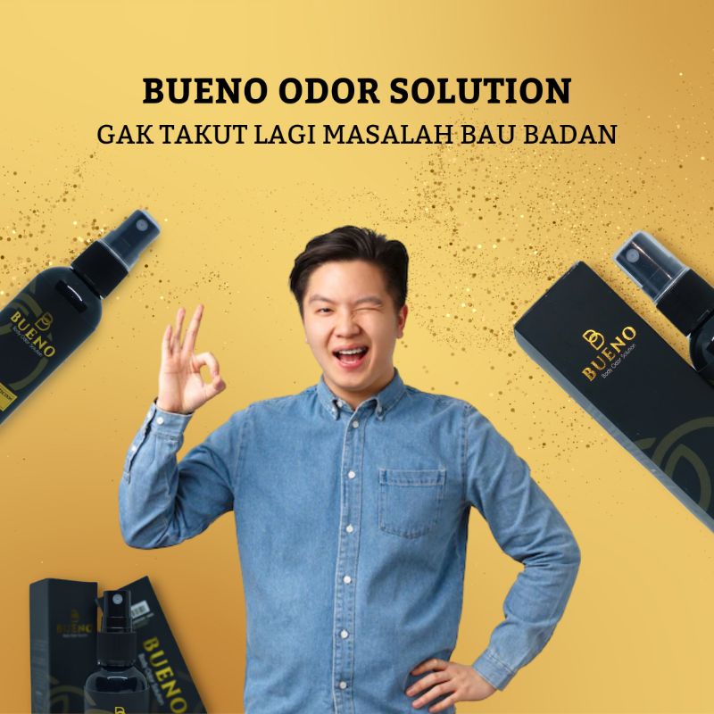 ORIGINAL Bueno //Penghilang Bau Badan Alami//Bukan Deodorant Bukan Parfum//Penghilang Bau Ketiak //