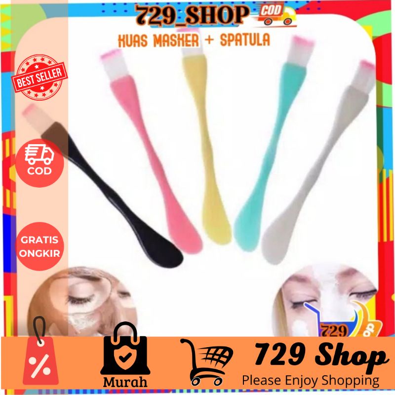 Kuas Masker + Spatula Korean Style Import Best Seller