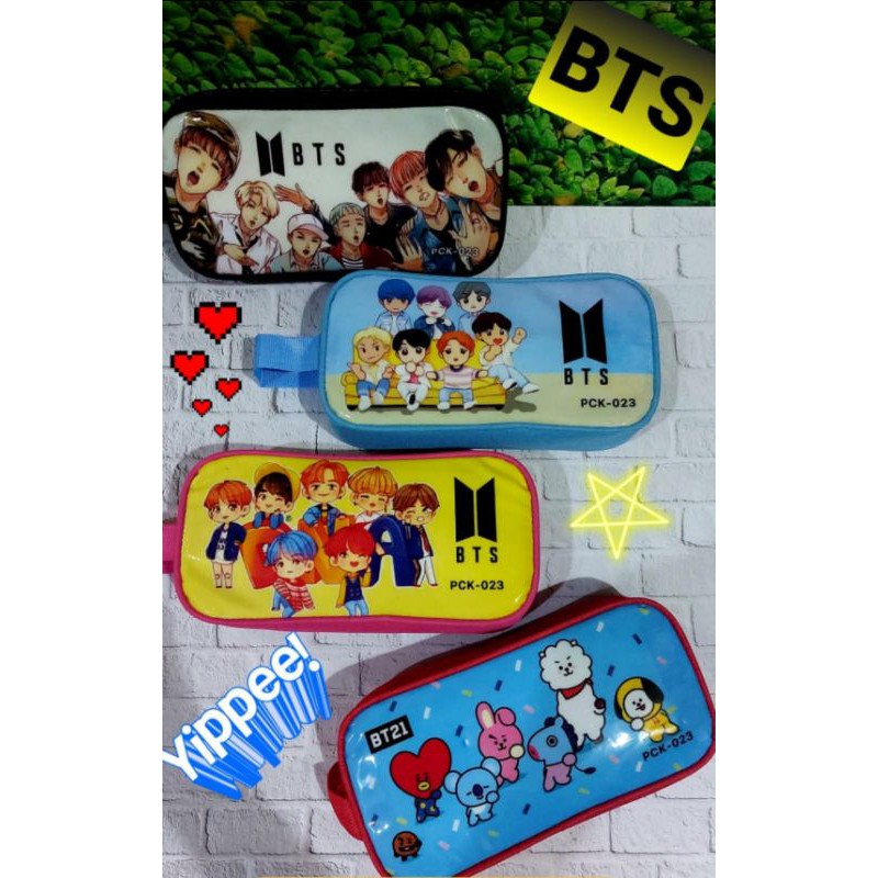

tempat pensil sleting BT21 PC033
