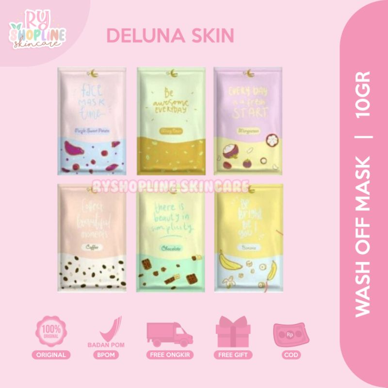 [BPOM] Masker Wajah Organic by Deluna