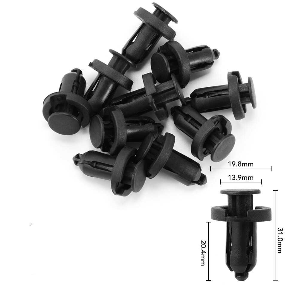 Klip Kancing Plastic Car Buckle Rivet 17.86 x 8.5 mm 20 PCS mobil burnhilda