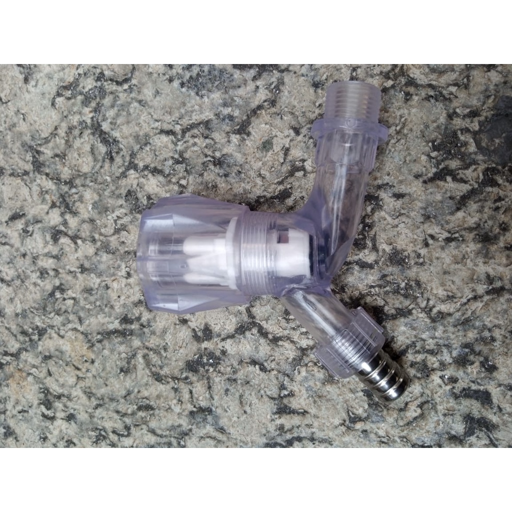 Kran Keran Air PVC Jumbo Transparan Plastik Taman 1/2 inch