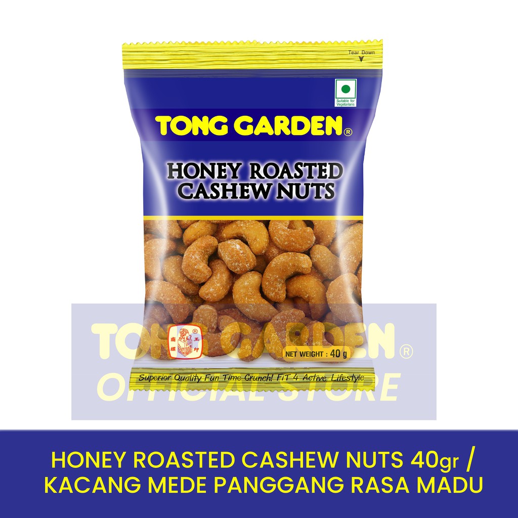 

Tong Garden Honey Cashewnuts 40gr - Kacang Mete Rasa Madu