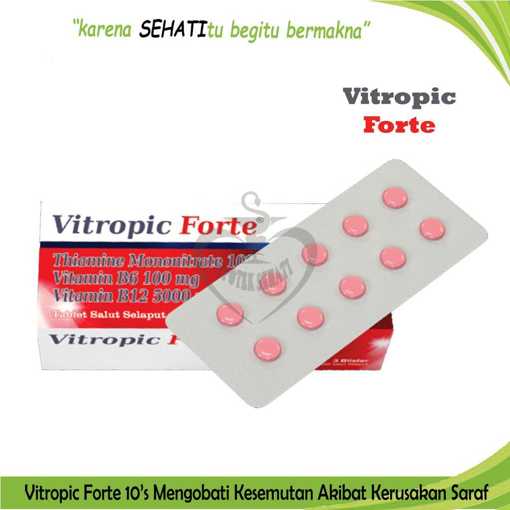 Vitropic Forte Multivitamin Kesehatan Sistem Saraf Mengatasi Kesemutan