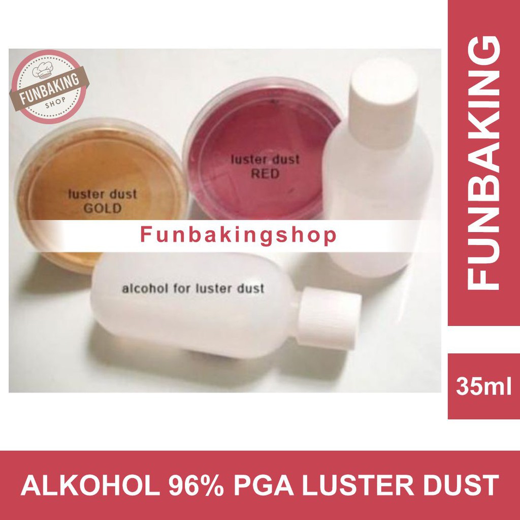 

FunBaking - 35ML ALKOHOL CAIRAN PENCAMPUR LUSTER DUST PGA EDIBLE LUSTER DUST