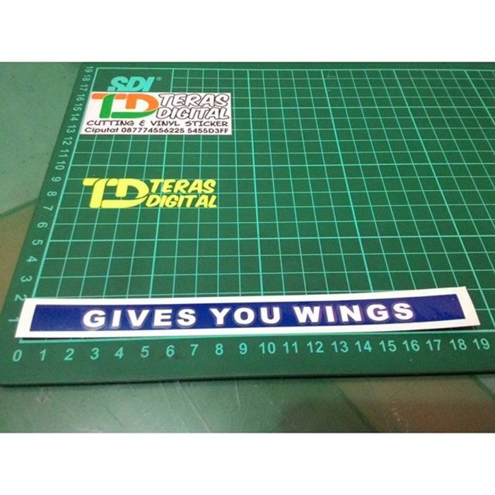 

Cutting Sticker Gives you wings