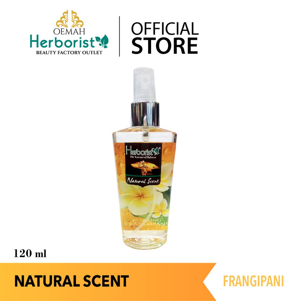 Herborist Natural Body Scent Relaxing Frangipani 120ml Shopee Indonesia