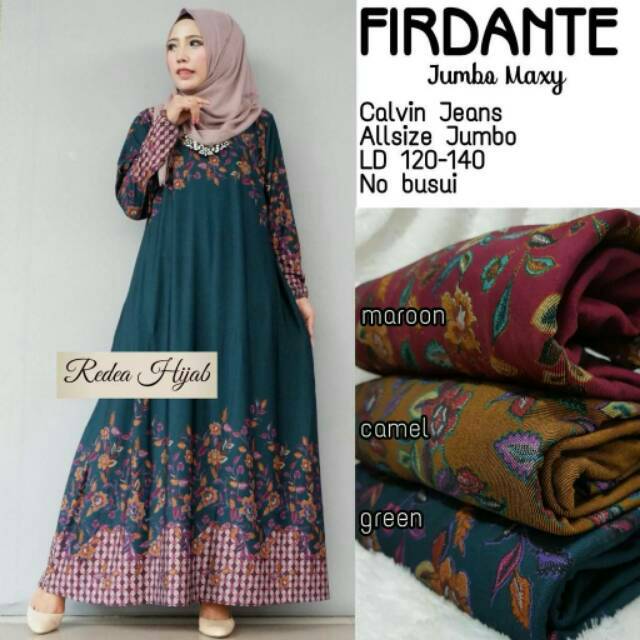 Gamis Jumbo Jersey Motif Relief Xxl Xxxl Hasuna Shop Shopee