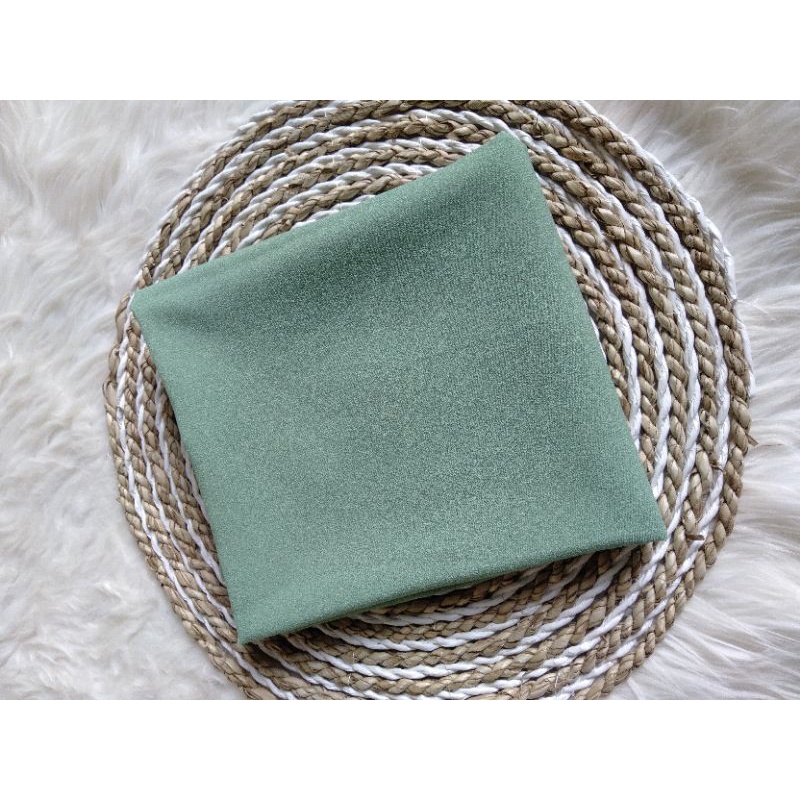 PASMINA / Pashmina sabyan || pasmina Diamond Italiano 170x75cm PART 2/hijab-Green Tea