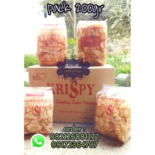 

Keripik krispy / kripik krispy / krispy super tipis
