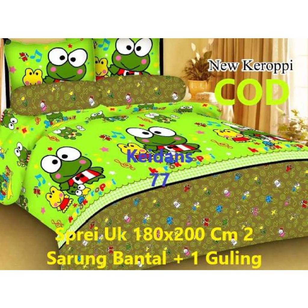 SPREI KARAKTER KARTUN NO.1.( 180 X 200 CM )