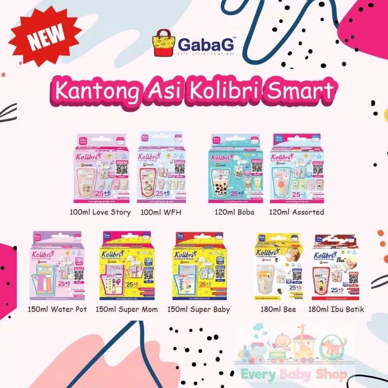 Gabag Kantong Asi 120ml 120 ml isi 30 pcs