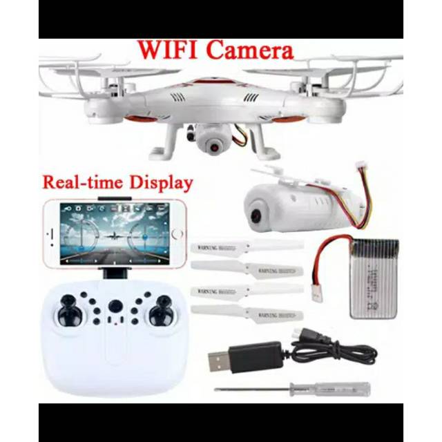 X5u Real-Time Aerial Fotografi Wifi Four-Axis Drone