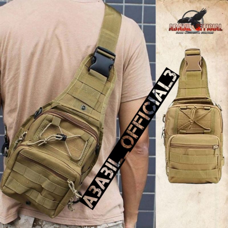 TAS SELEMPANG BOTOL/LUPUS ARMY best seller free logo