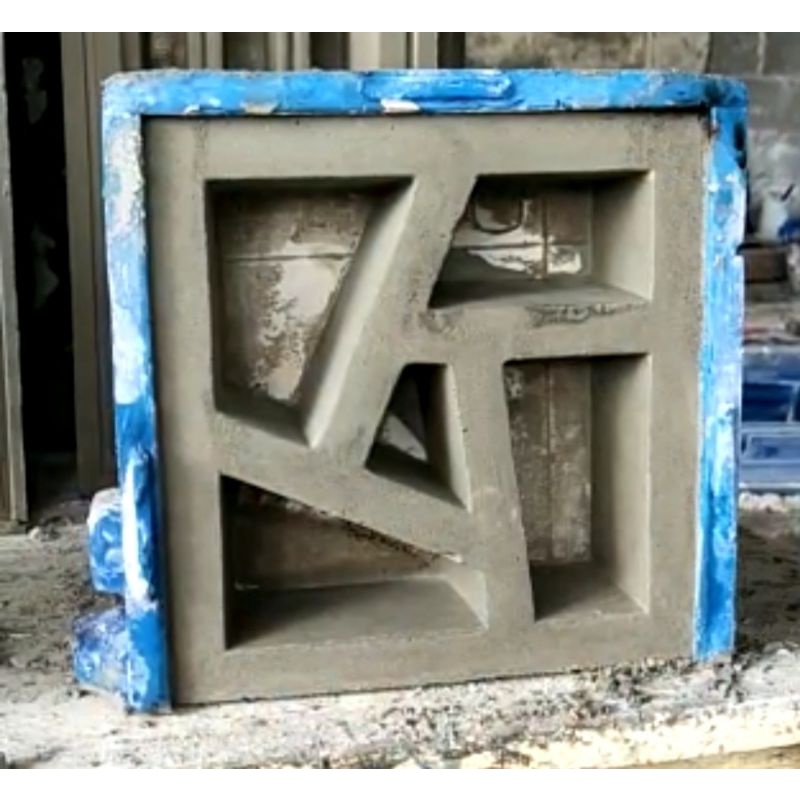 Cetakan loster fiber minimalis 20x20