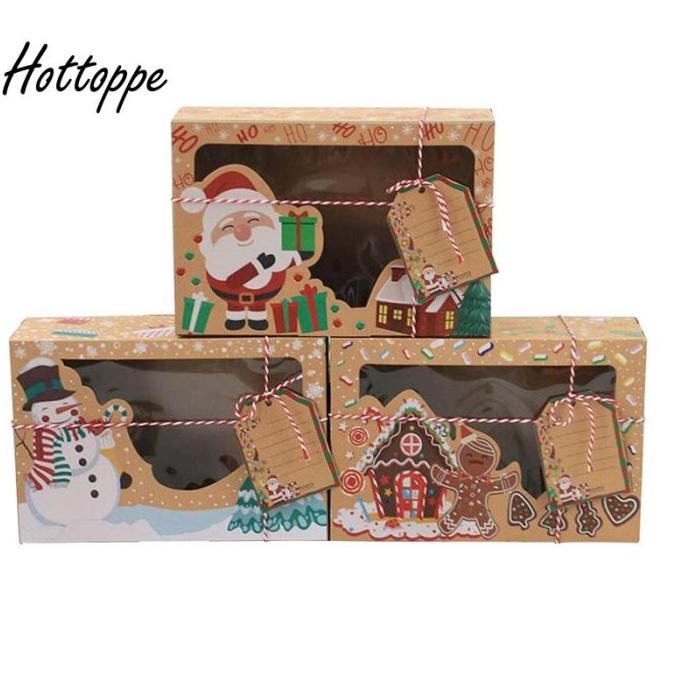 

24 CHRISTMAS CANDY COOKIE BOXES BAKERY GIFT BOXES CUPCAKE BOXES DC452CD3