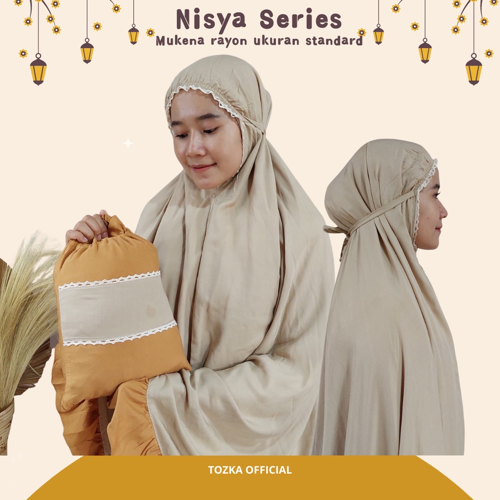 Mukena Nisya series I Mukena rayon I Ukuran standard