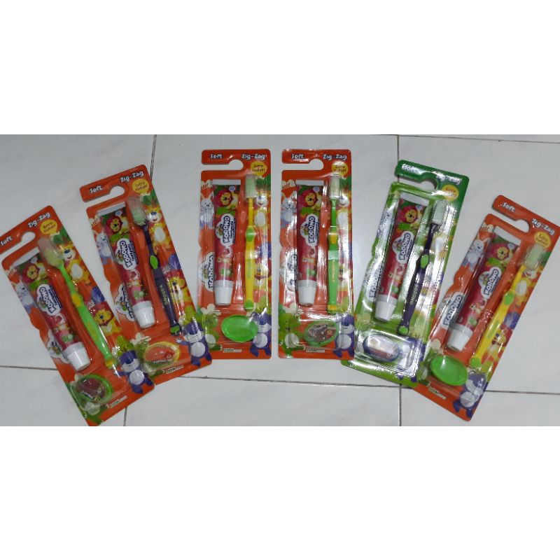 KODOMO PASTA GIGI + SIKAT GIGI ANAK