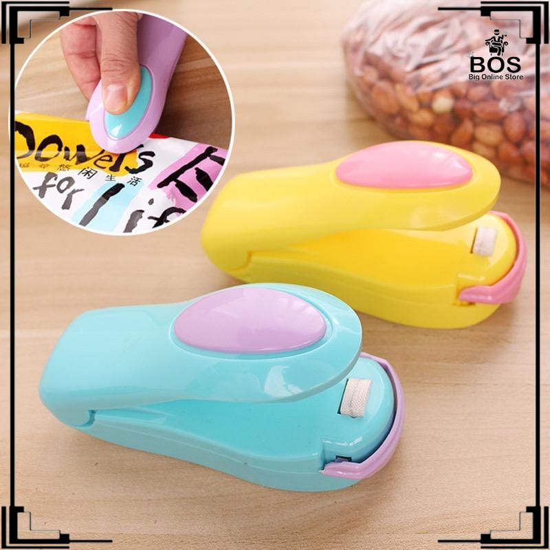 BOS - HAND SEALER MINI / ALAT PRESS PEREKAT PLASTIK MAKANAN PEREKAT BUNGKUSAN SNACK CEMILAN