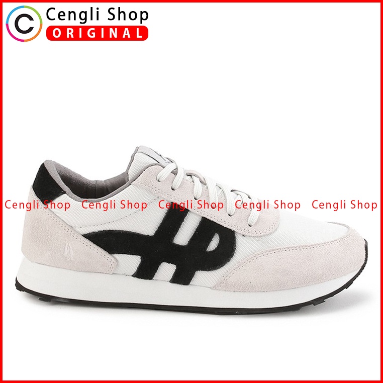 SEPATU HUSH PUPPIES PRIA ORIGINAL TERBARU SNEAKER CASUAL PUTIH HM003