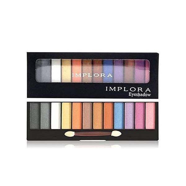 Implora Eyeshadow Pallete + Blush On ( palet eye shadow ) Palette