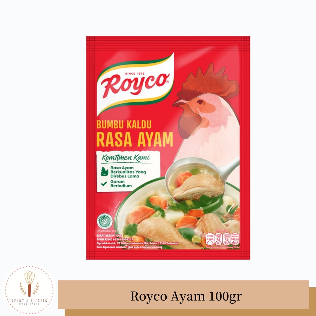 

Royco Ayam 100gr / Penyedap Makanan / Kaldu Rasa Ayam