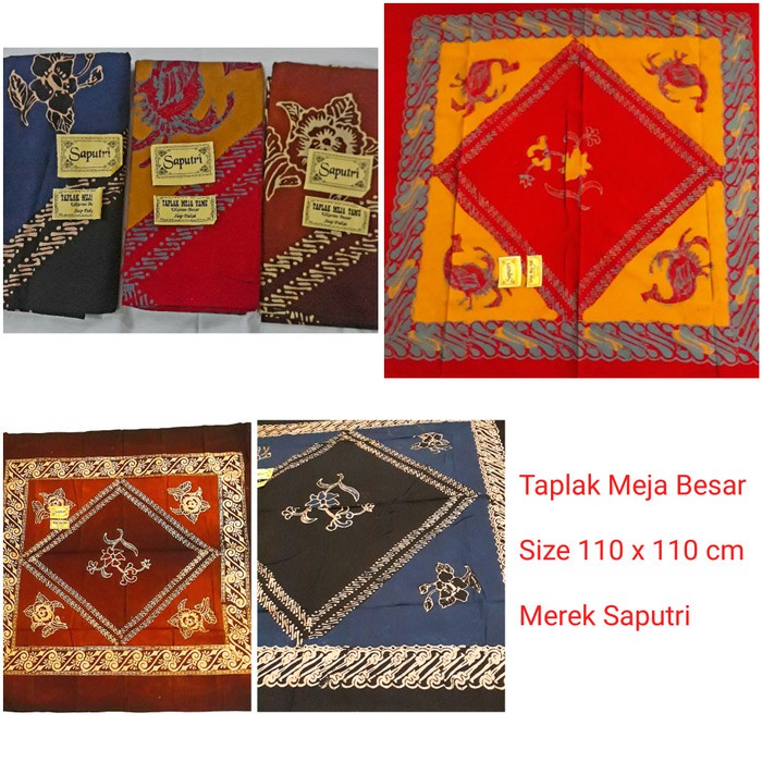 Taplak Meja Besar Batik Untuk Meja Tamu atau Meja Guru 