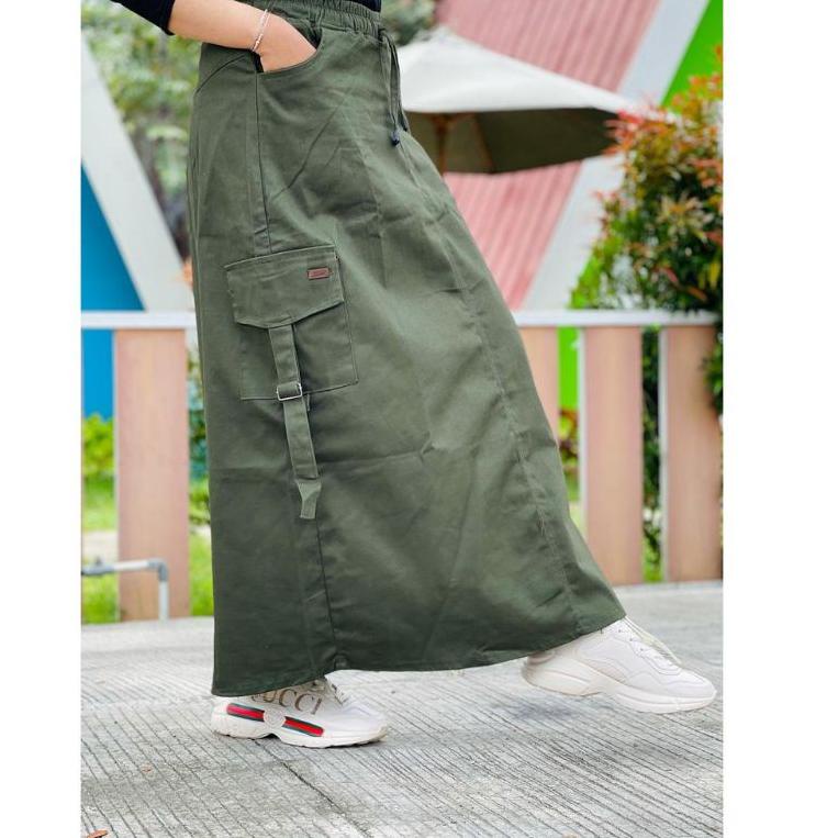 [PRODUK K7M0H] Rok Panjang // Rok Span // Rok Chinos // Rok Chinos Cargo // Rok Cargo // Maxy Skirt 